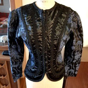 Original 80's SCOT JESSICA McCLINTOCK Bohemian Peasant Gypsy Jacket